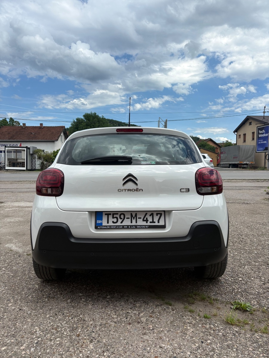 Citroen C3 Bijeli zadnja